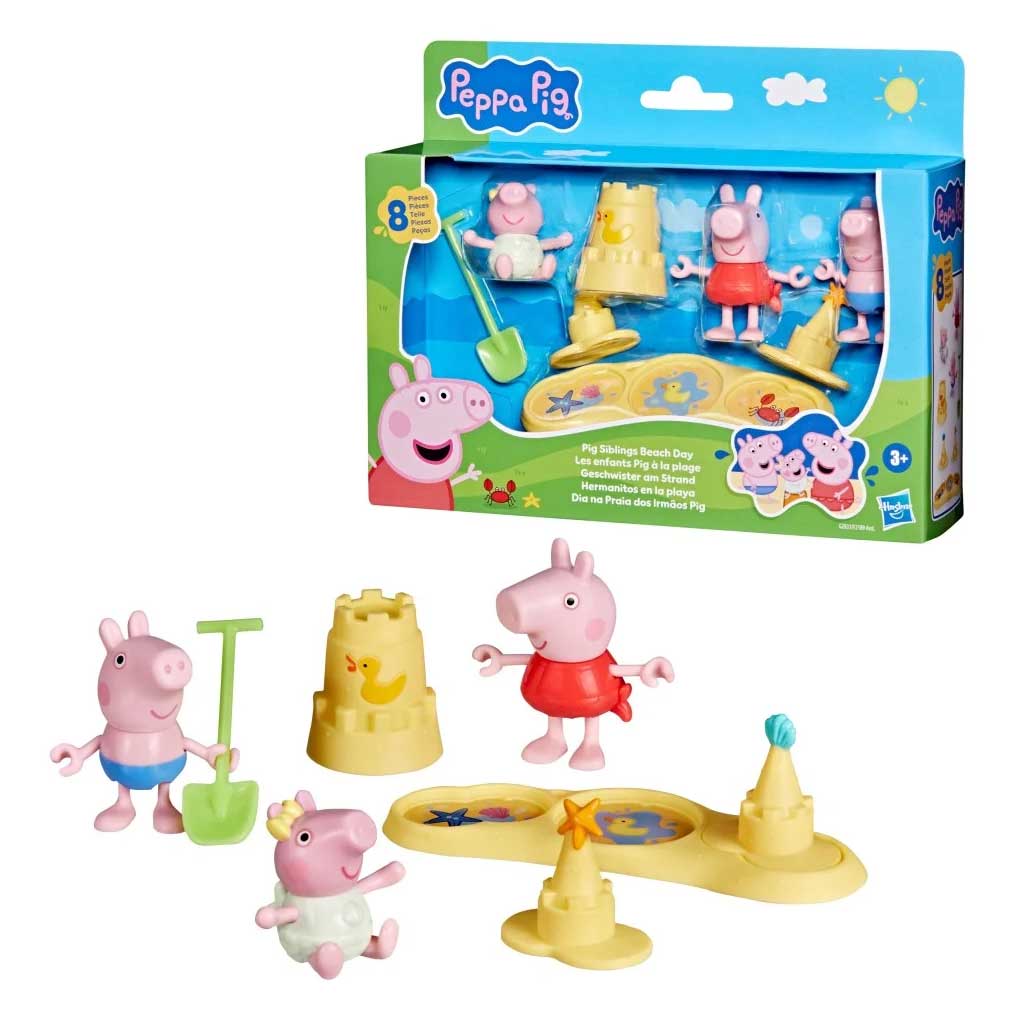 Peppa Pig: Приключенията на Пепа - Комплект за игра на плажа - Hasbro изображение 2