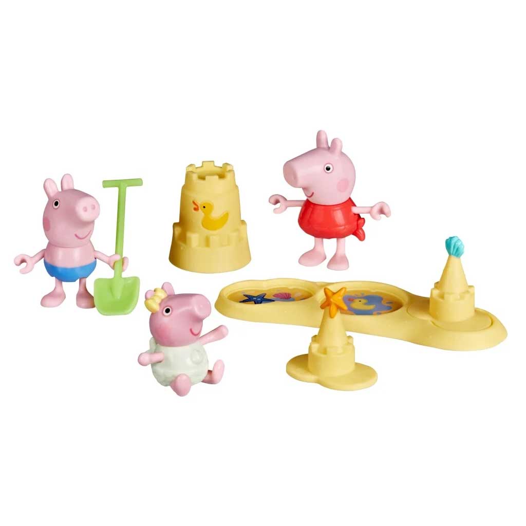 Peppa Pig: Приключенията на Пепа - Комплект за игра на плажа - Hasbro изображение 3