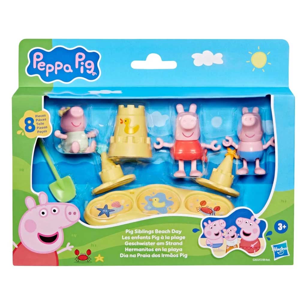 Peppa Pig: Приключенията на Пепа - Комплект за игра на плажа - Hasbro изображение 1