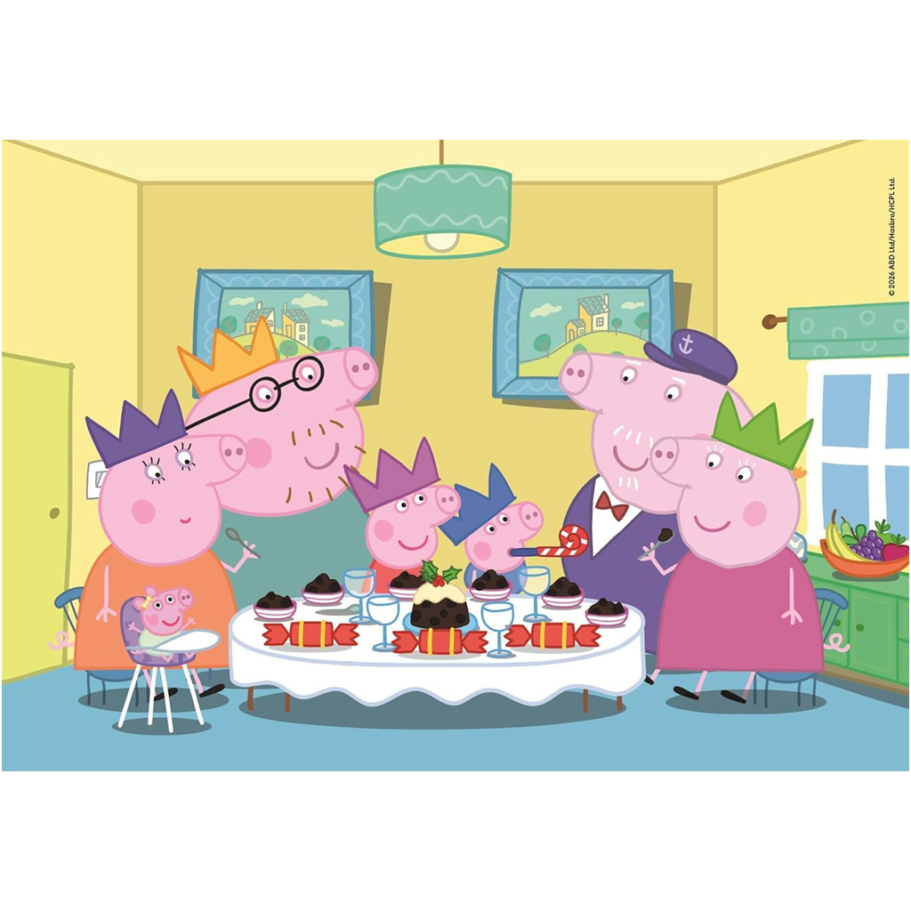 Peppa прасенце 2x20бр. Supercolor пъзел - Clementoni изображение 2