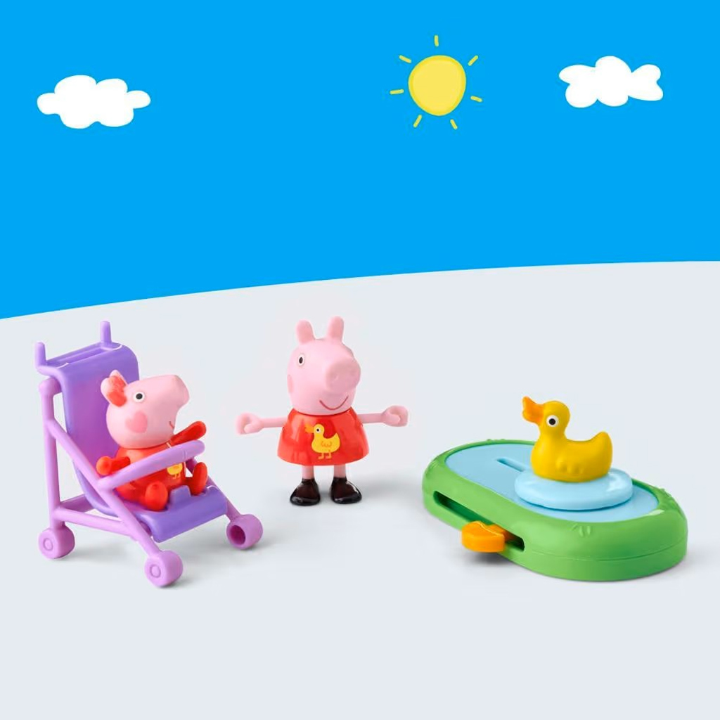 Peppa Прасенце: Приключенията на Пепа - Игралният комплект Пепа и Еви в парка - Hasbro изображение 3