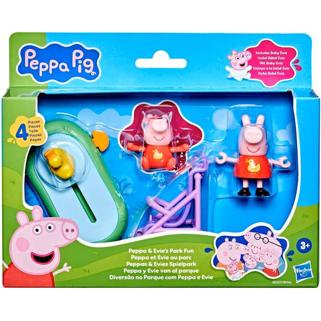 Peppa Прасенце: Приключенията на Пепа - Игралният комплект Пепа и Еви в парка - Hasbro изображение 1