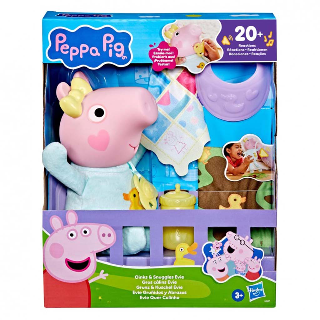 Peppa прасенце: Рохаеща и грижеща се Евие - Hasbro изображение 1