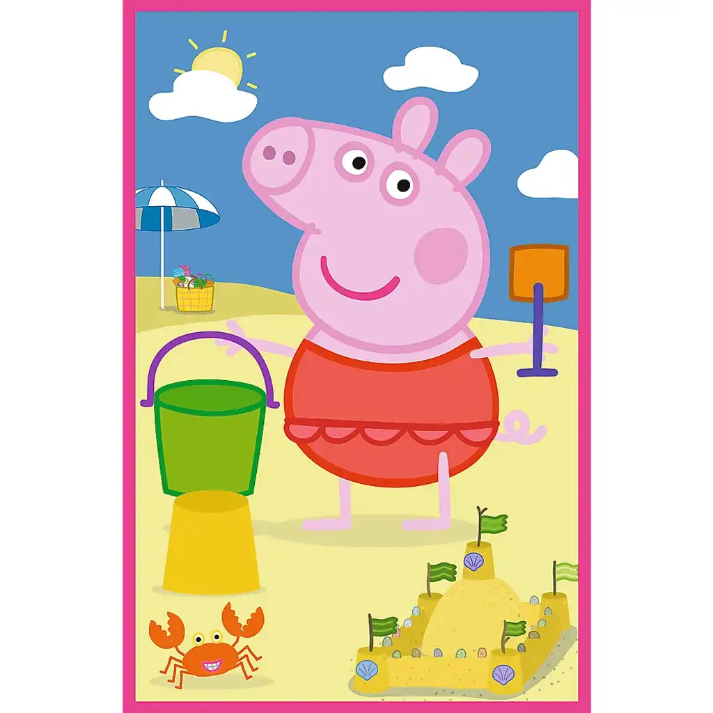Peppa прасенце силата на приятелството 3x50бр. пъзел - Trefl изображение 4