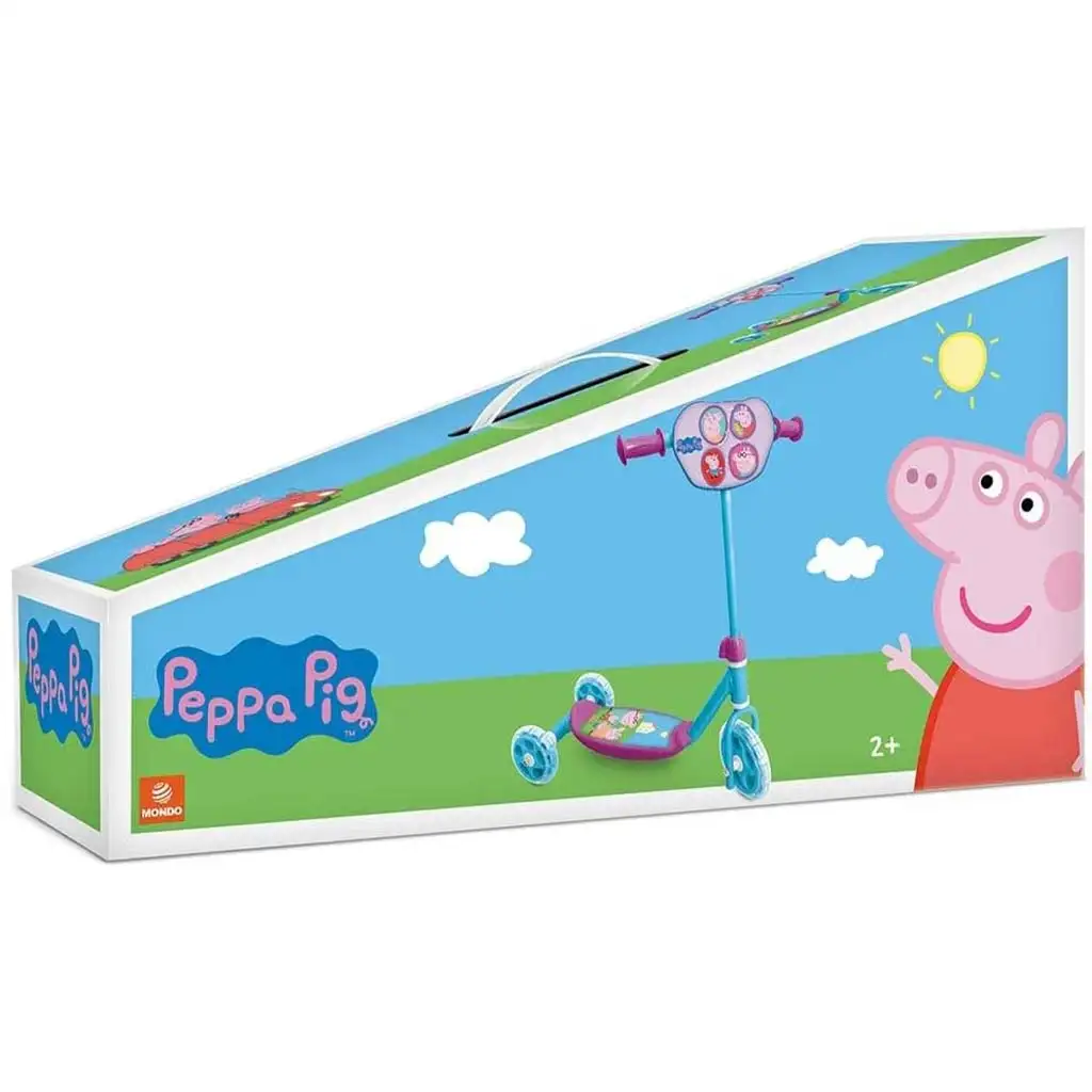 Peppa прасенце триколесен скутер - Mondo Toys изображение 2