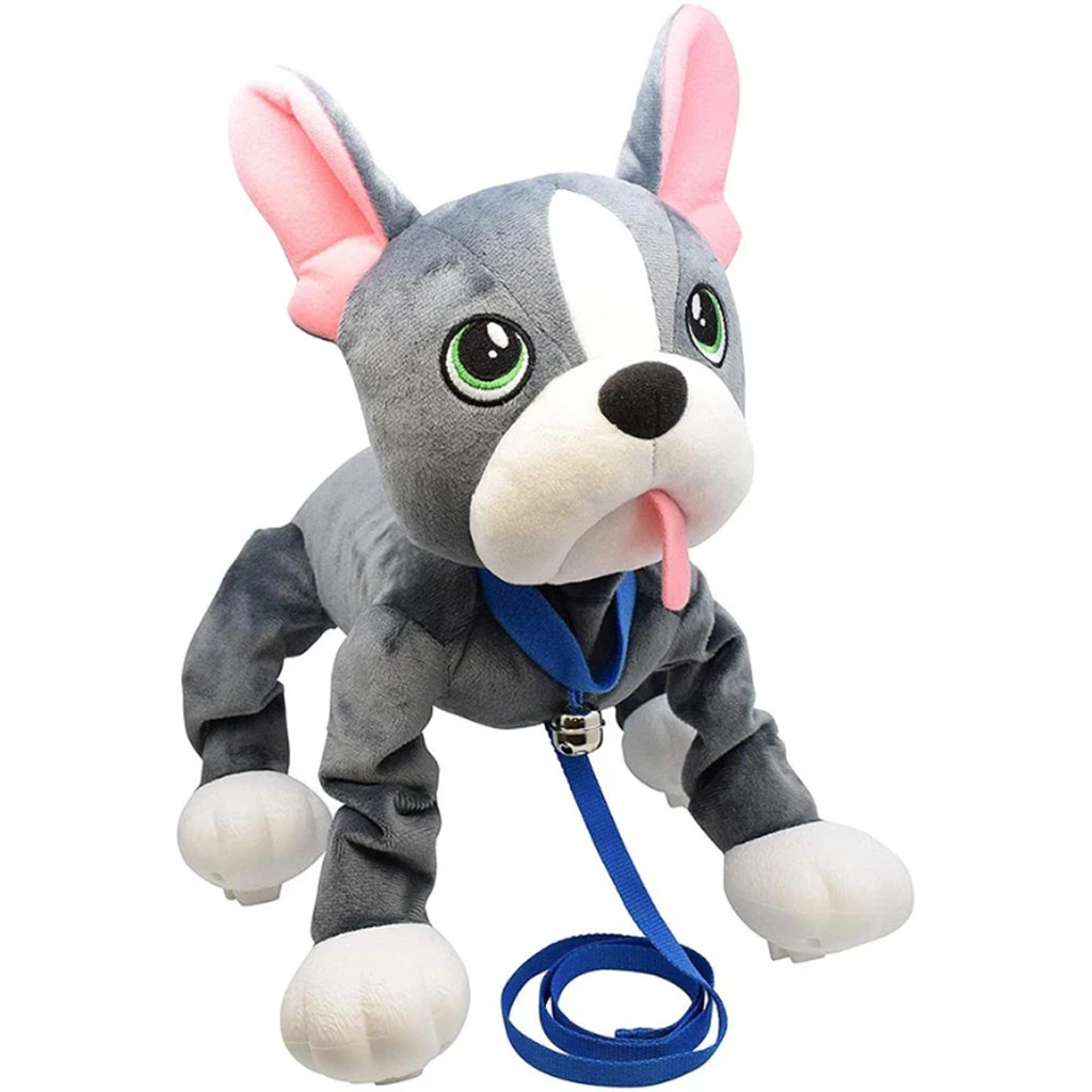 Peppy Pets: Френски булдог плюшено куче с каишка 28см изображение 2