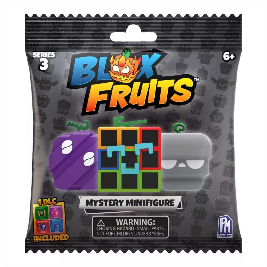 PhatMojo Blox Fruits изненадваща мини фигурка 3. серия с DLC код изображение 1