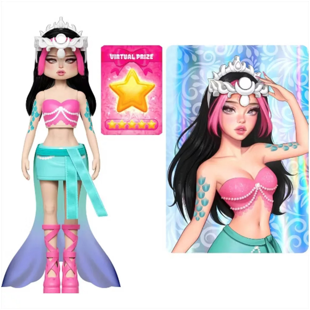 PhatMojo Dress to Impress изненада кукла, 2. серия, с DLC код изображение 4