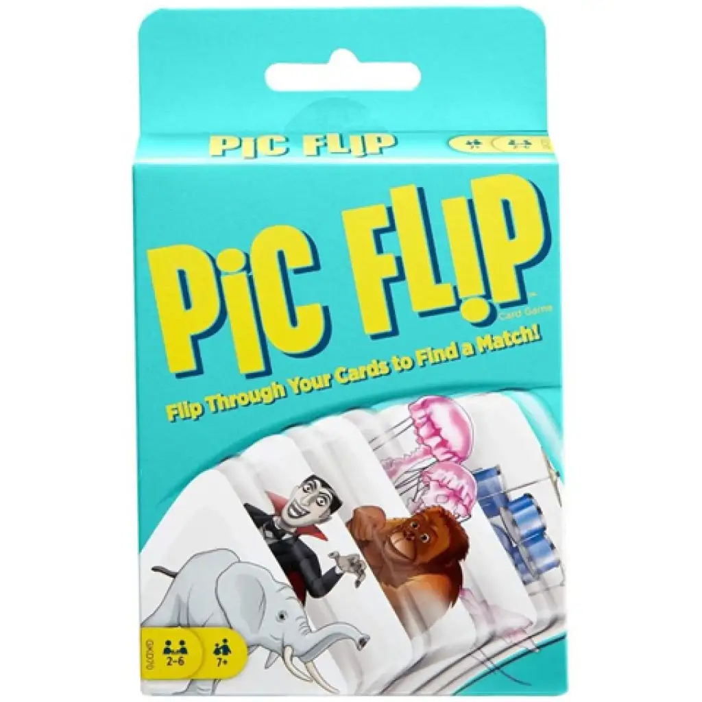 Pic Flip картова игра - Mattel изображение 1