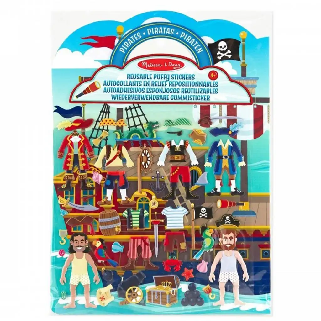 Пиратски пъф стикер комплект - Melissa & Doug изображение 1