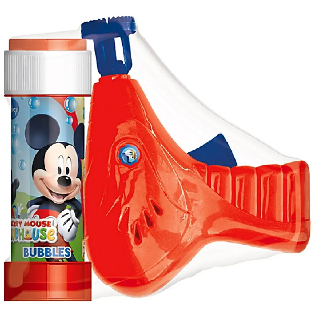 Пистолет за мехурчета Mickey Mouse 60ml с подаръчен refill изображение 1