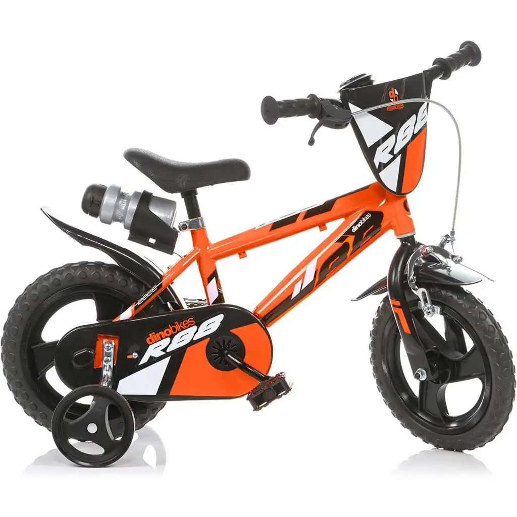 Планински велосипед R88 оранжев детски велосипед размер 12 - Dino Bikes велосипед изображение 1