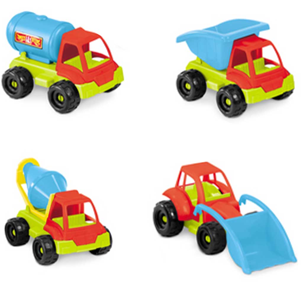 Пластмасов строителен камион 25см - Mondo Toys изображение 1