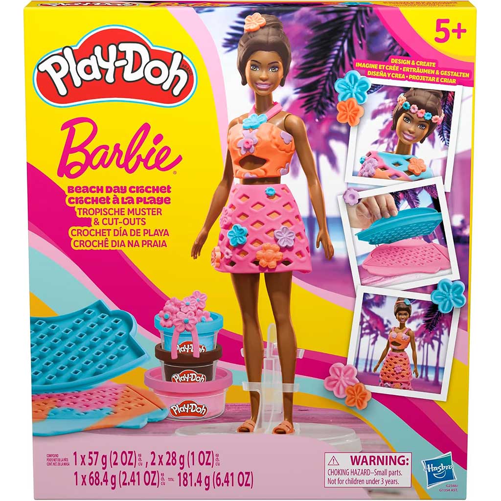 Play-Doh: Barbie Комплект за глина за плажни дни - Hasbro изображение 1