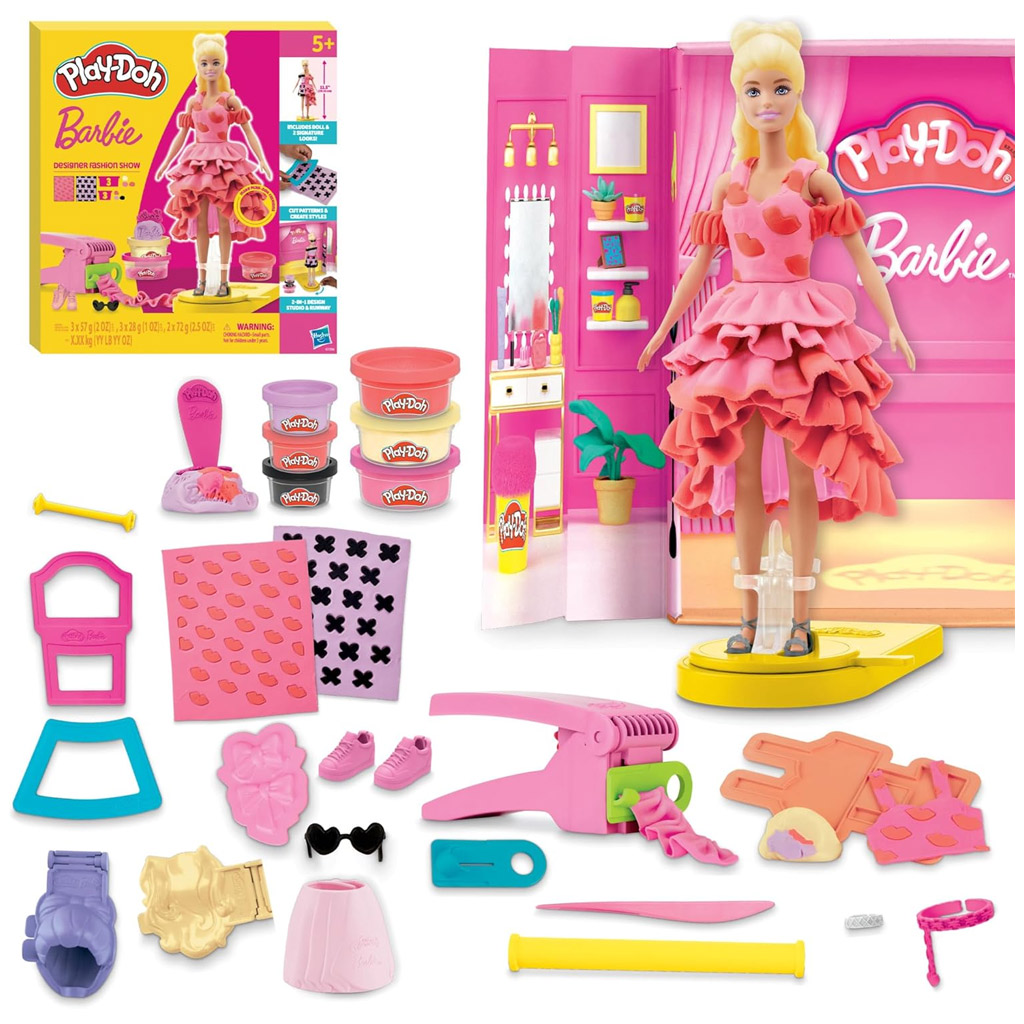 Play-Doh: Barbie моден показен комплект - Hasbro изображение 2