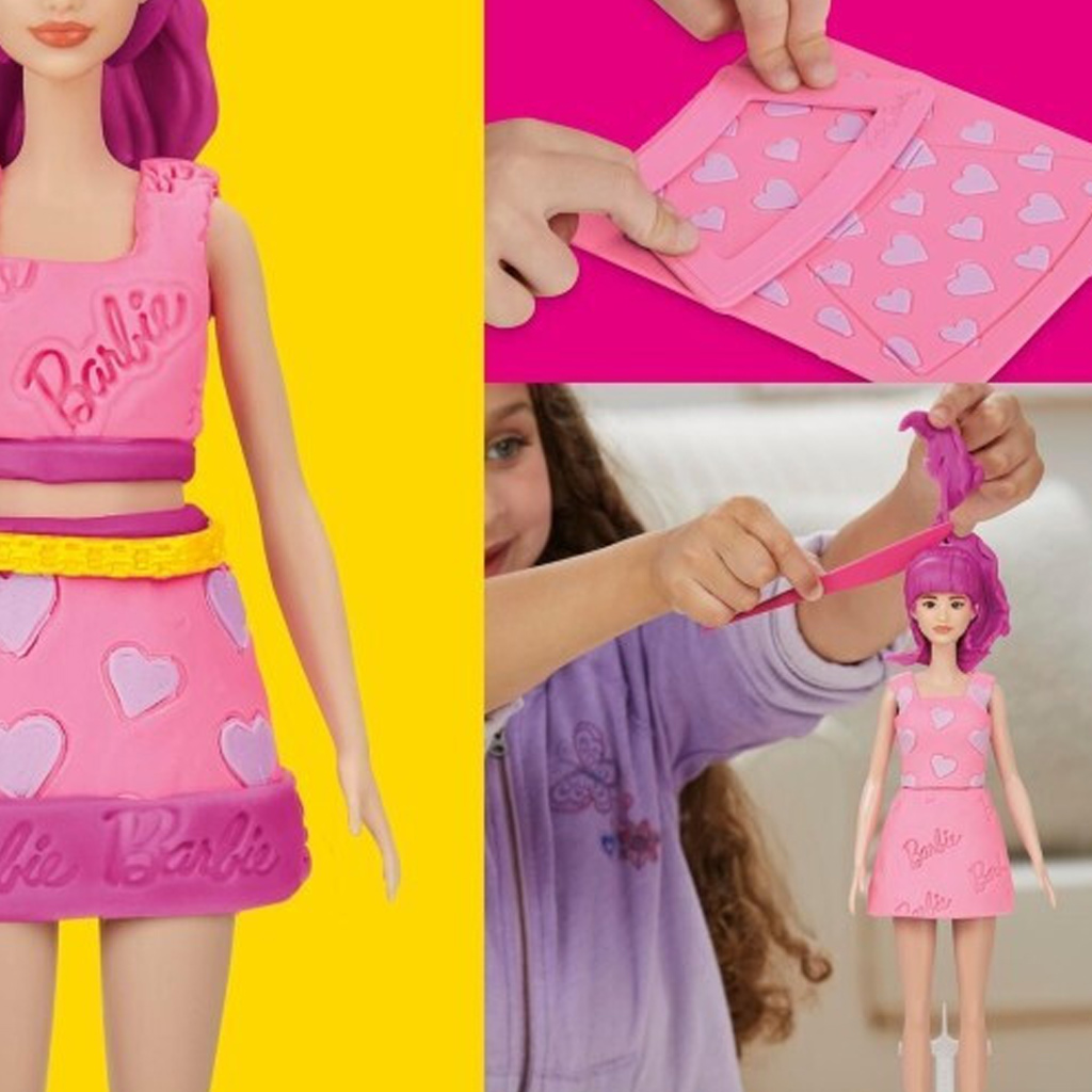 Play-Doh: Barbie сърца и прическа глина комплект с кукла - Hasbro изображение 2