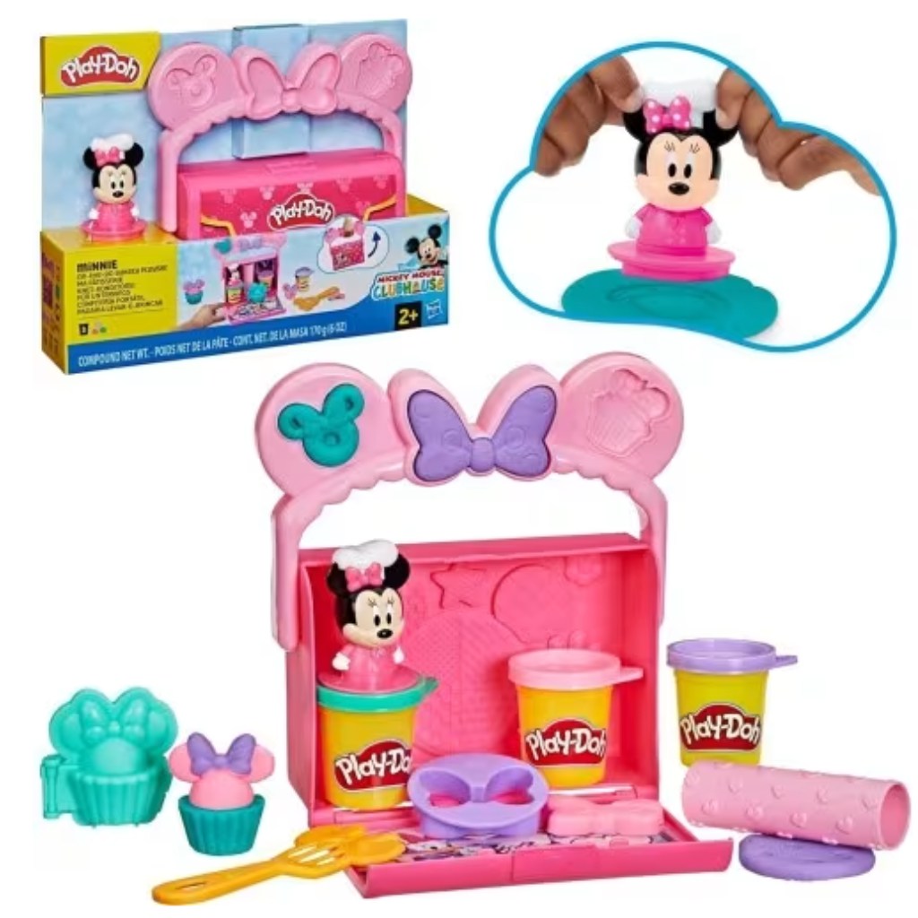Play-Doh: Disney Jr. On-The-Go Minnie преносим комплект за моделиране - Hasbro изображение 2