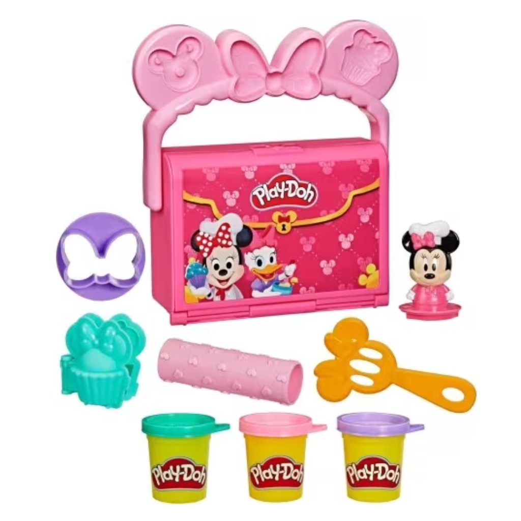 Play-Doh: Disney Jr. On-The-Go Minnie преносим комплект за моделиране - Hasbro изображение 3