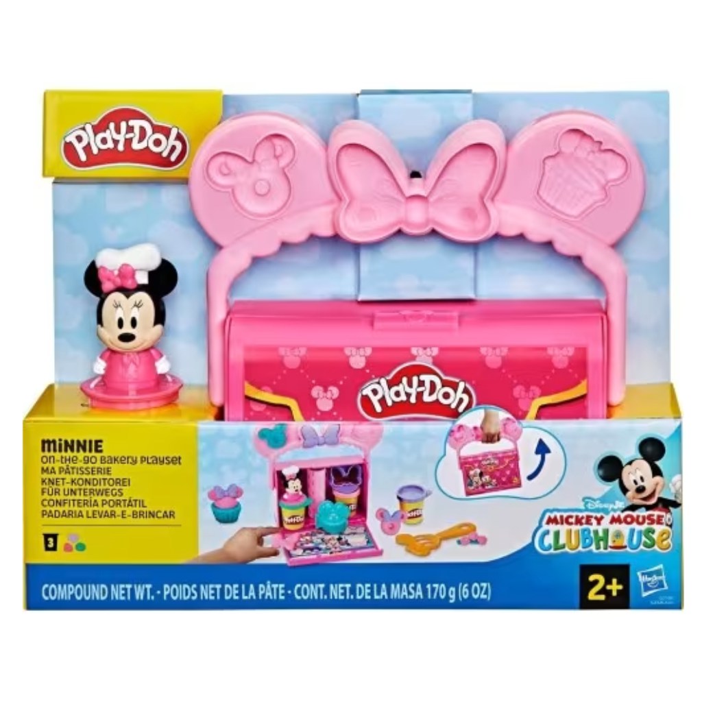 Play-Doh: Disney Jr. On-The-Go Minnie преносим комплект за моделиране - Hasbro изображение 1