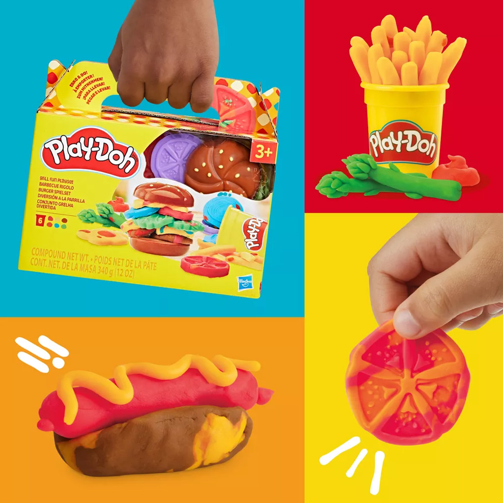 Play-Doh: Форми за храна - Игрална комплектация за грил - Hasbro изображение 4