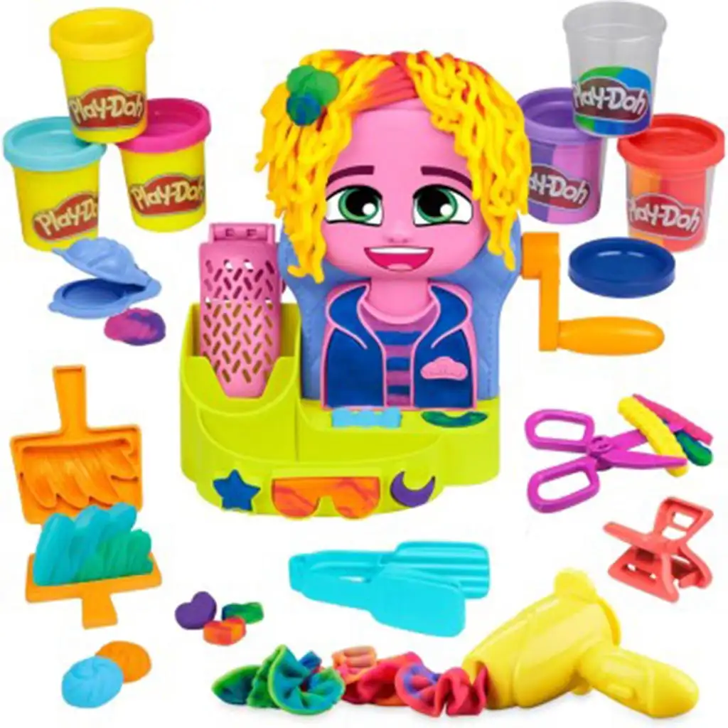 Play-Doh: Фризьорски салон с 6 буркана пластилин - Hasbro изображение 2