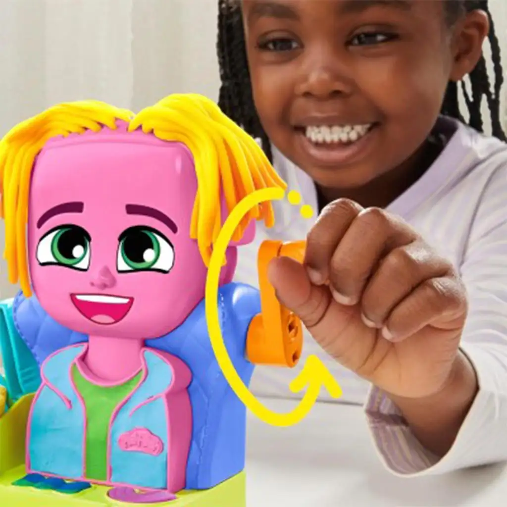 Play-Doh: Фризьорски салон с 6 буркана пластилин - Hasbro изображение 3