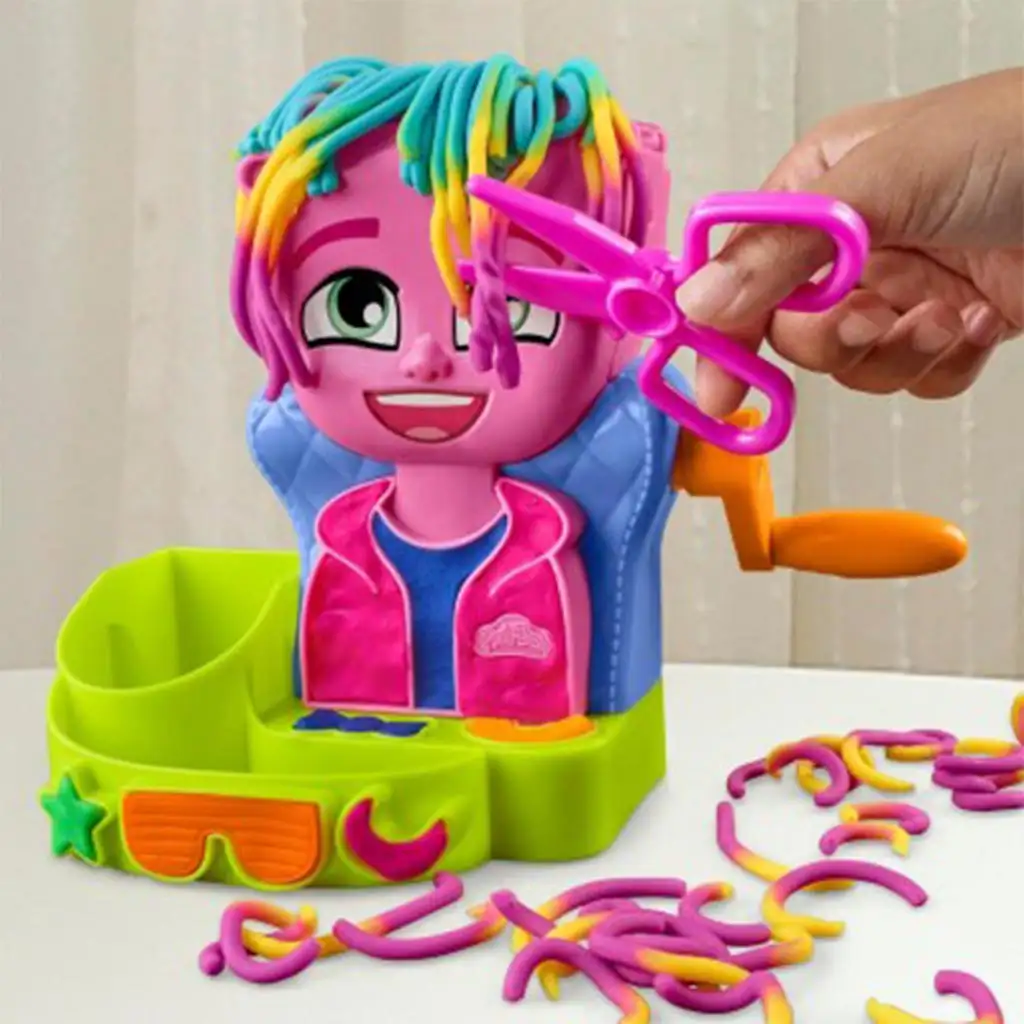 Play-Doh: Фризьорски салон с 6 буркана пластилин - Hasbro изображение 4