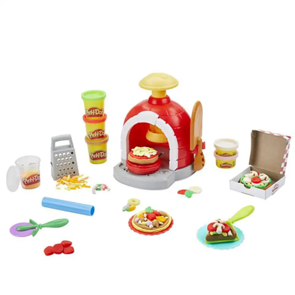 Play-Doh: Kitchen creations комплект за моделиране на пица с аксесоари 284g - Hasbro изображение 2