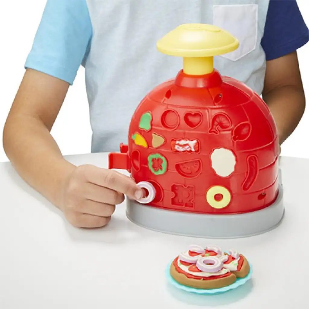 Play-Doh: Kitchen creations комплект за моделиране на пица с аксесоари 284g - Hasbro изображение 4