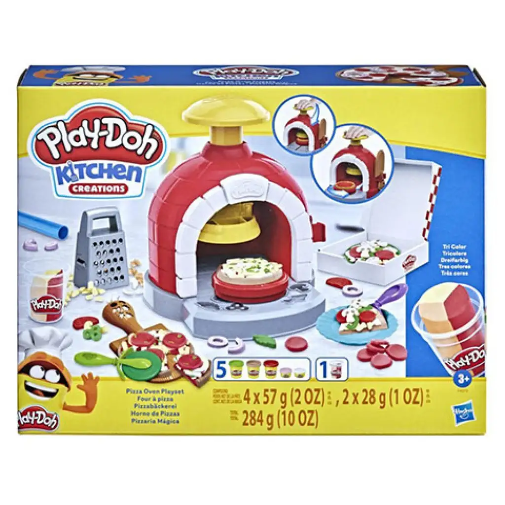 Play-Doh: Kitchen creations комплект за моделиране на пица с аксесоари 284g - Hasbro изображение 1