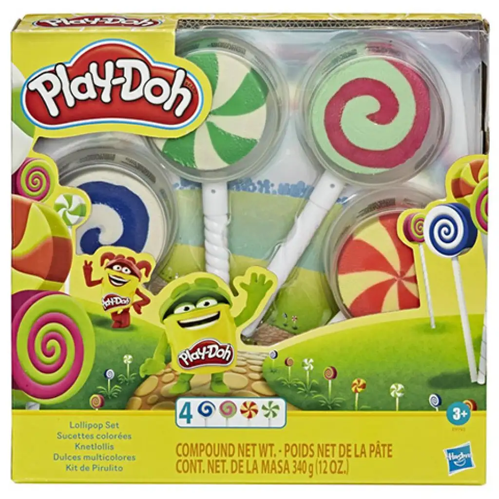 Play-Doh: Комплект за моделиране на бонбони 4бр. - Hasbro изображение 1