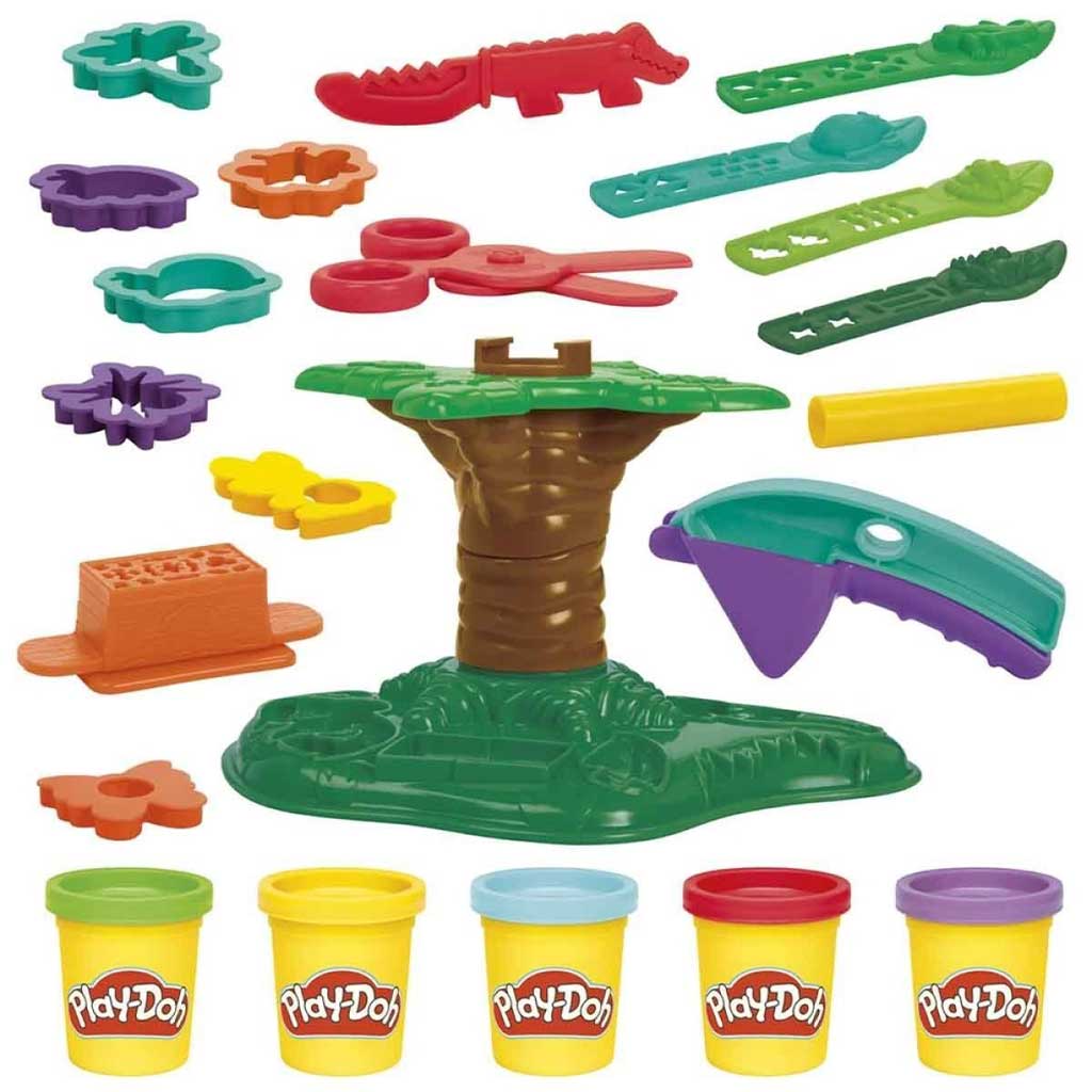 Play-Doh: Комплект за творения от корони на дървета с 5 кутии и други аксесоари - Hasbro изображение 3