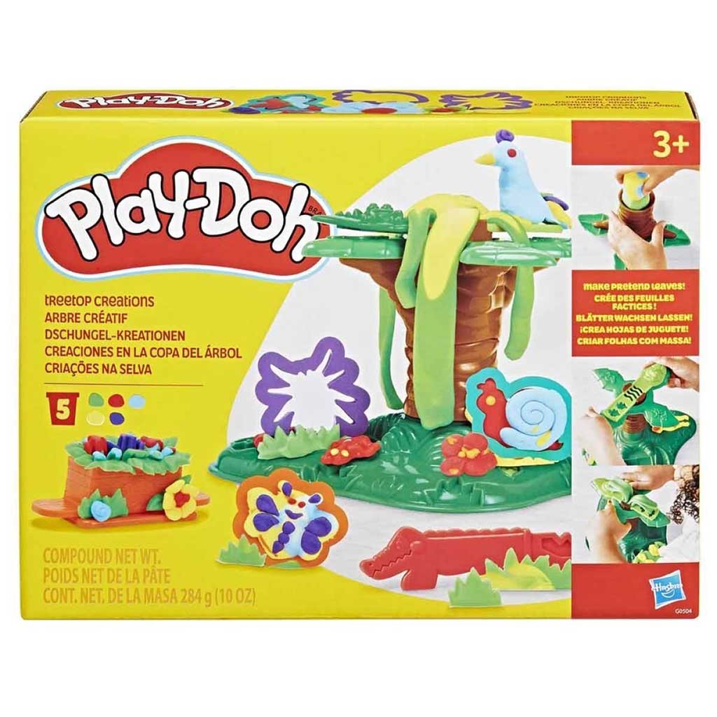 Play-Doh: Комплект за творения от корони на дървета с 5 кутии и други аксесоари - Hasbro изображение 1