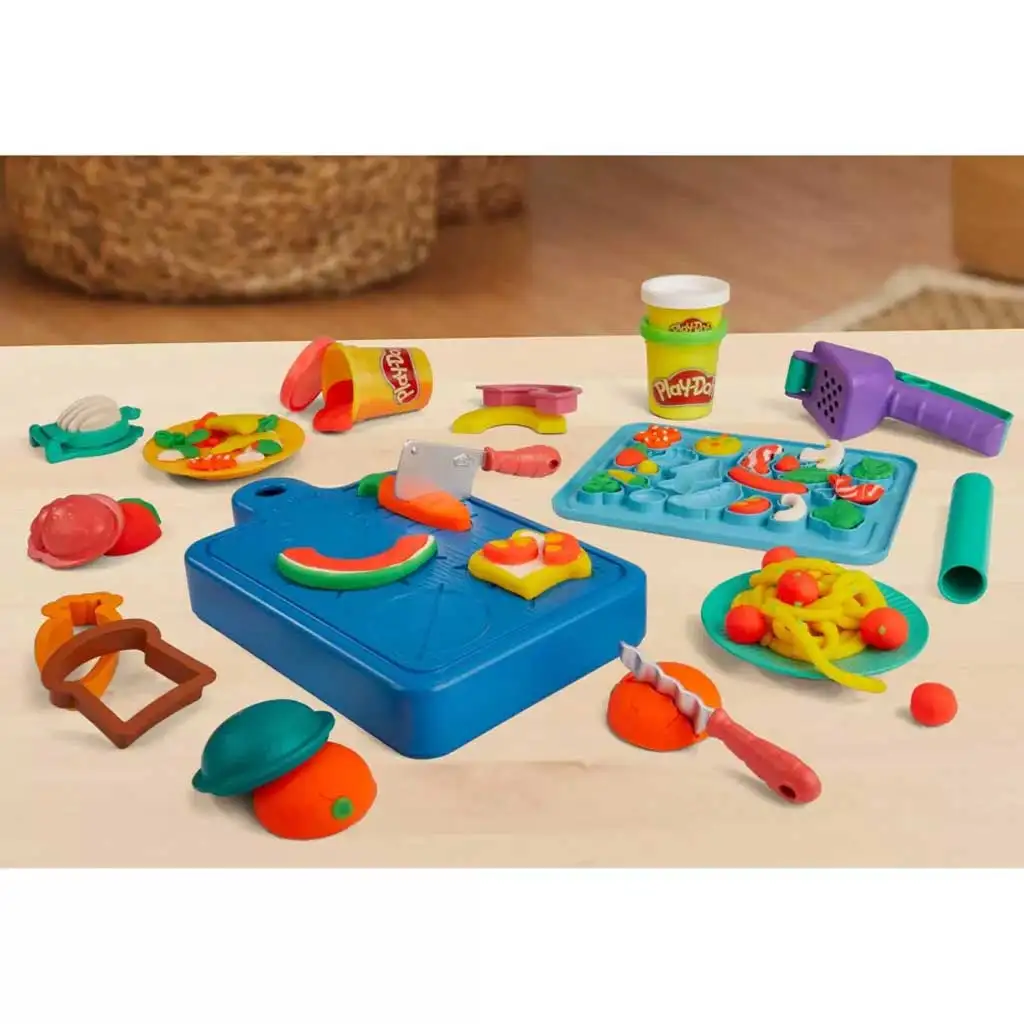 Play-Doh: Малък готвач комплект за моделиране 5 контейнера с моделин и аксесоари 255г - Hasbro изображение 3