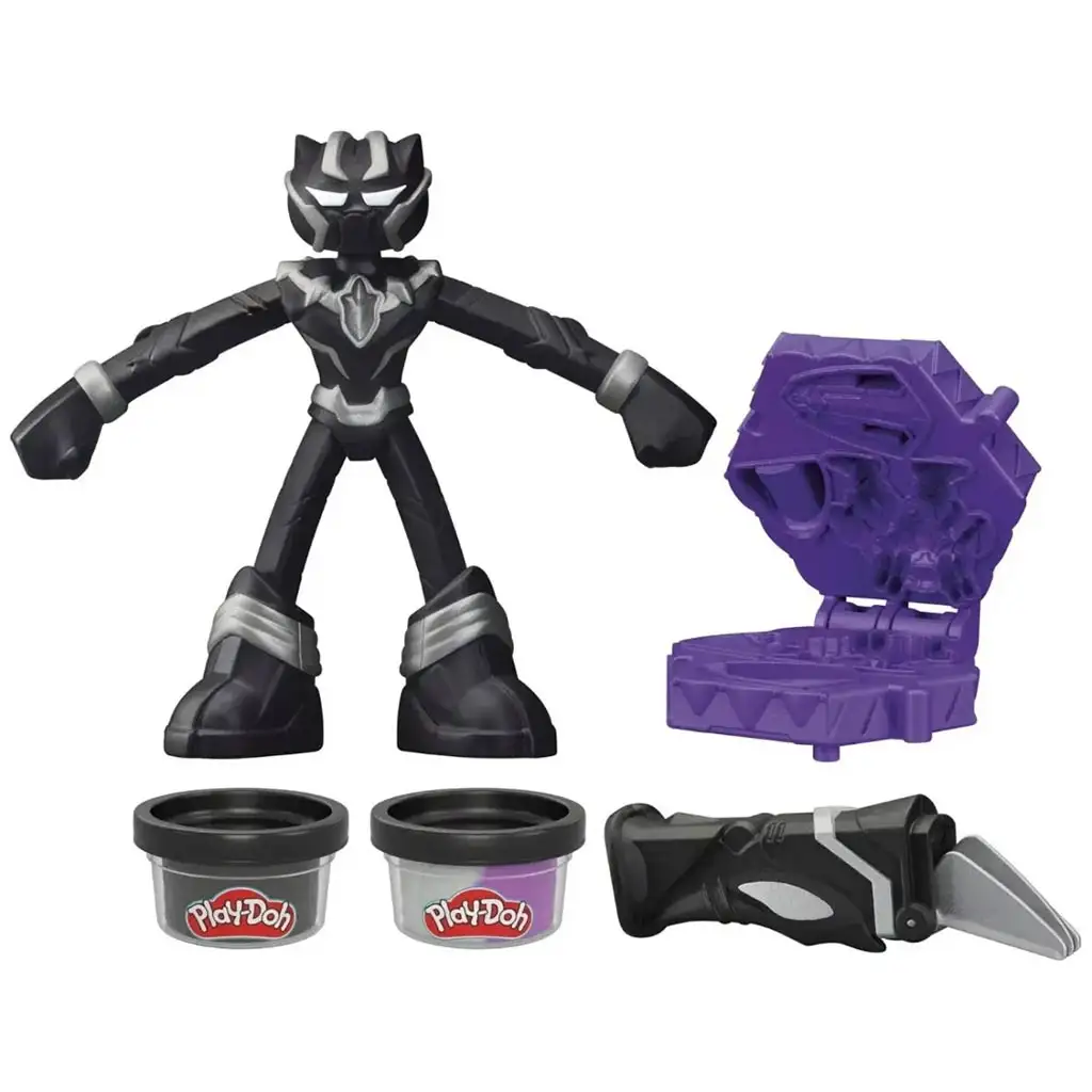 Play-Doh: Marvel Черна Пантера комплект за игра - Hasbro изображение 2