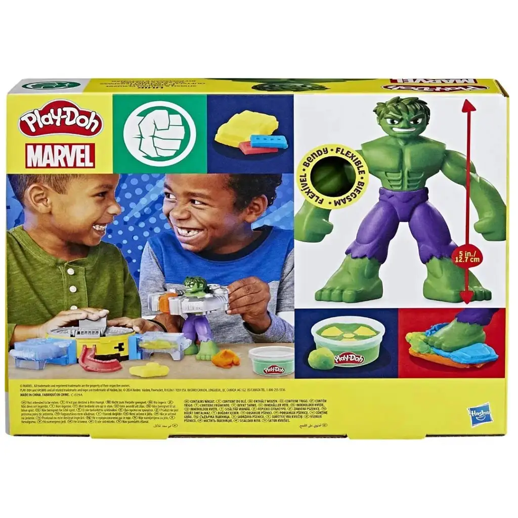 Play-Doh: Marvel Hulk Smash & Squish комплект за игра - Hasbro изображение 2