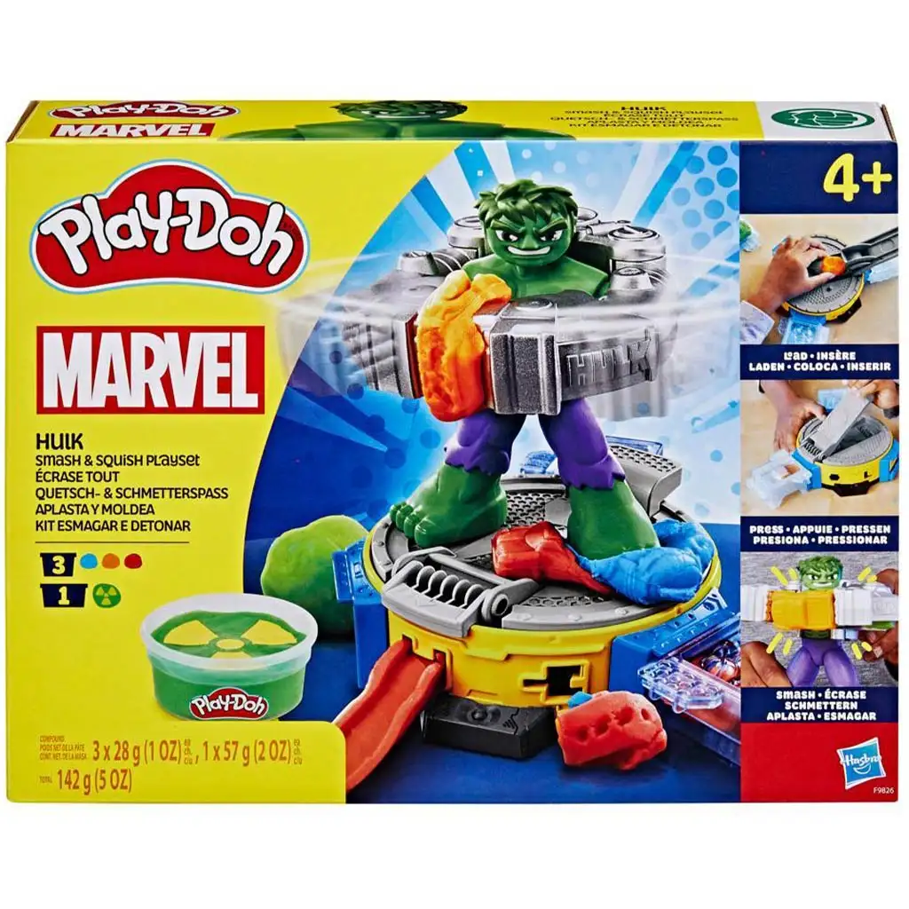 Play-Doh: Marvel Hulk Smash & Squish комплект за игра - Hasbro изображение 1