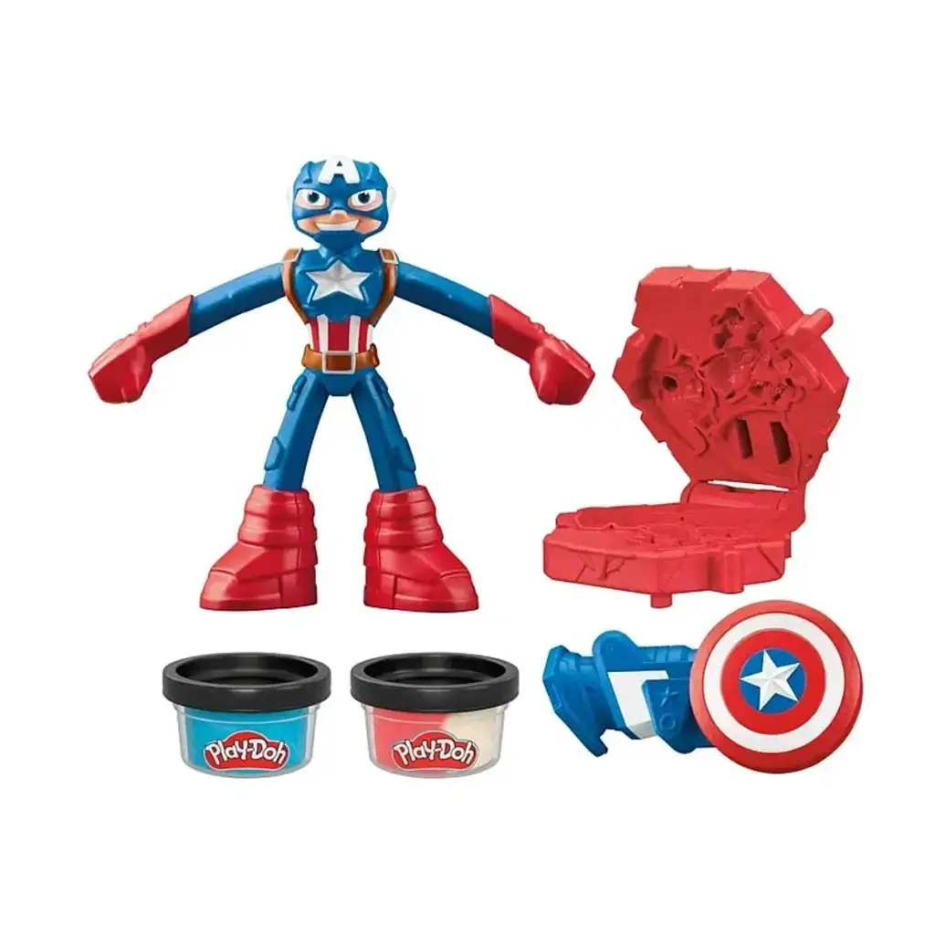 Play-Doh: Marvel Капитан Америка комплект за игра - Hasbro изображение 2