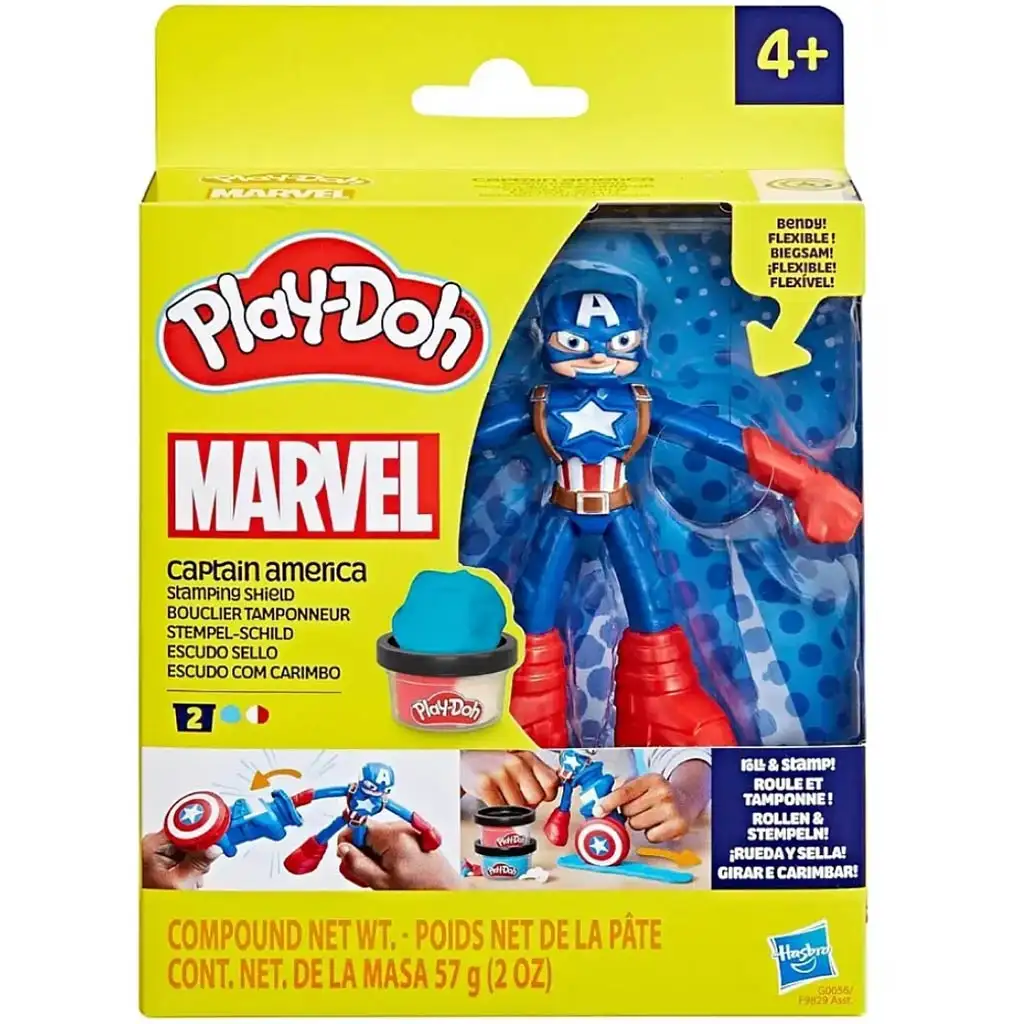 Play-Doh: Marvel Капитан Америка комплект за игра - Hasbro изображение 1