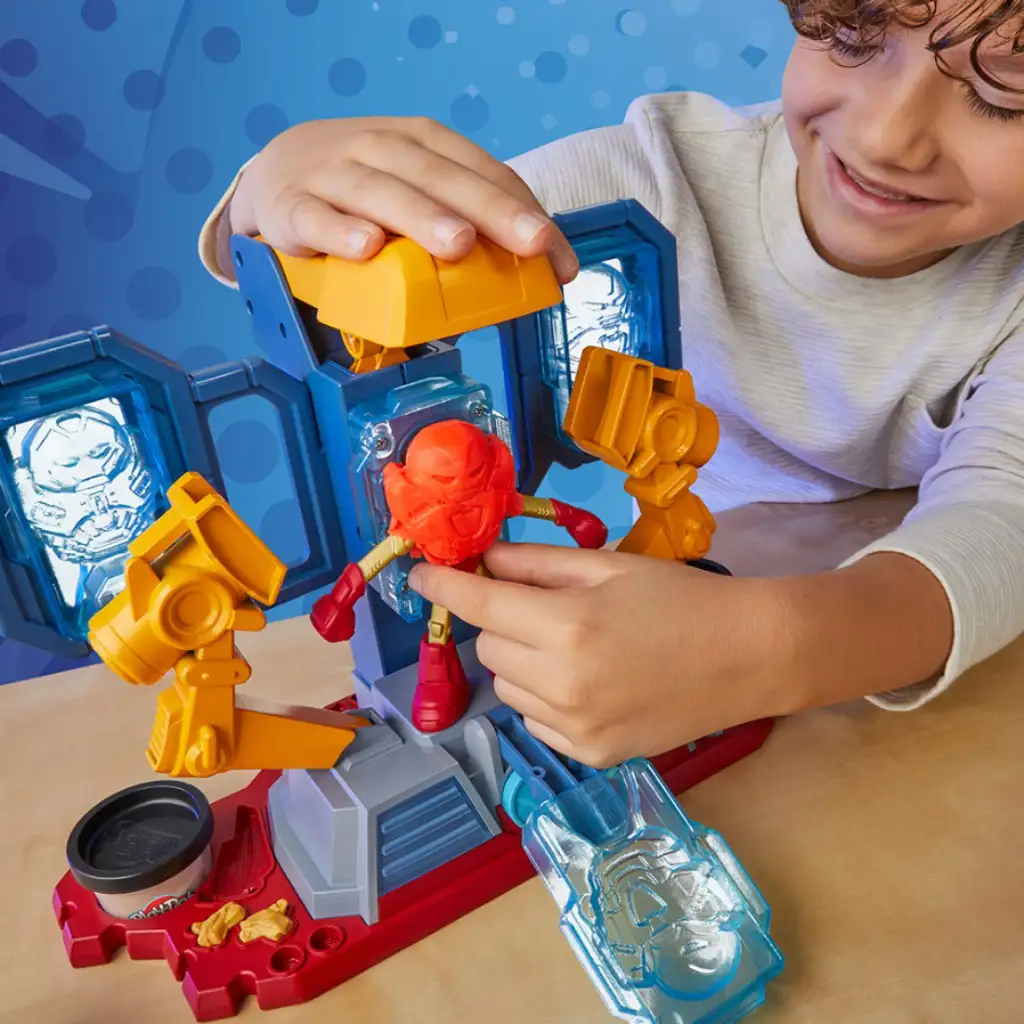 Play-Doh Marvel: Лаборатория за производство на броня на Железния човек с светлина и звук - Hasbro изображение 1