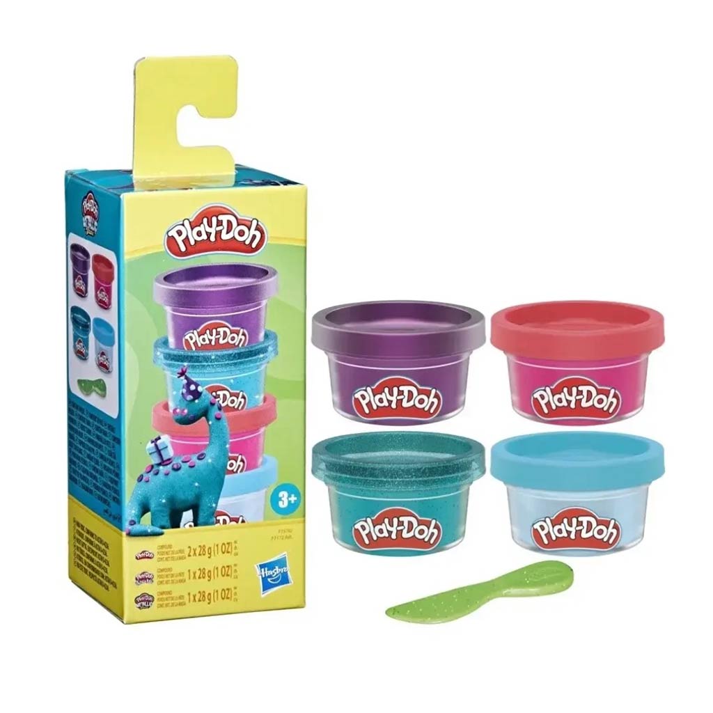 Play-Doh: Мини динозаври 4бр. комплект за моделиране - Hasbro изображение 2