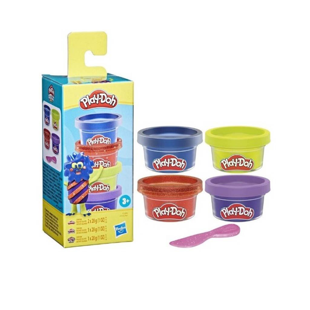Play-Doh: Мини комплект с 4 цветни пластилина с чудовища - Hasbro изображение 2