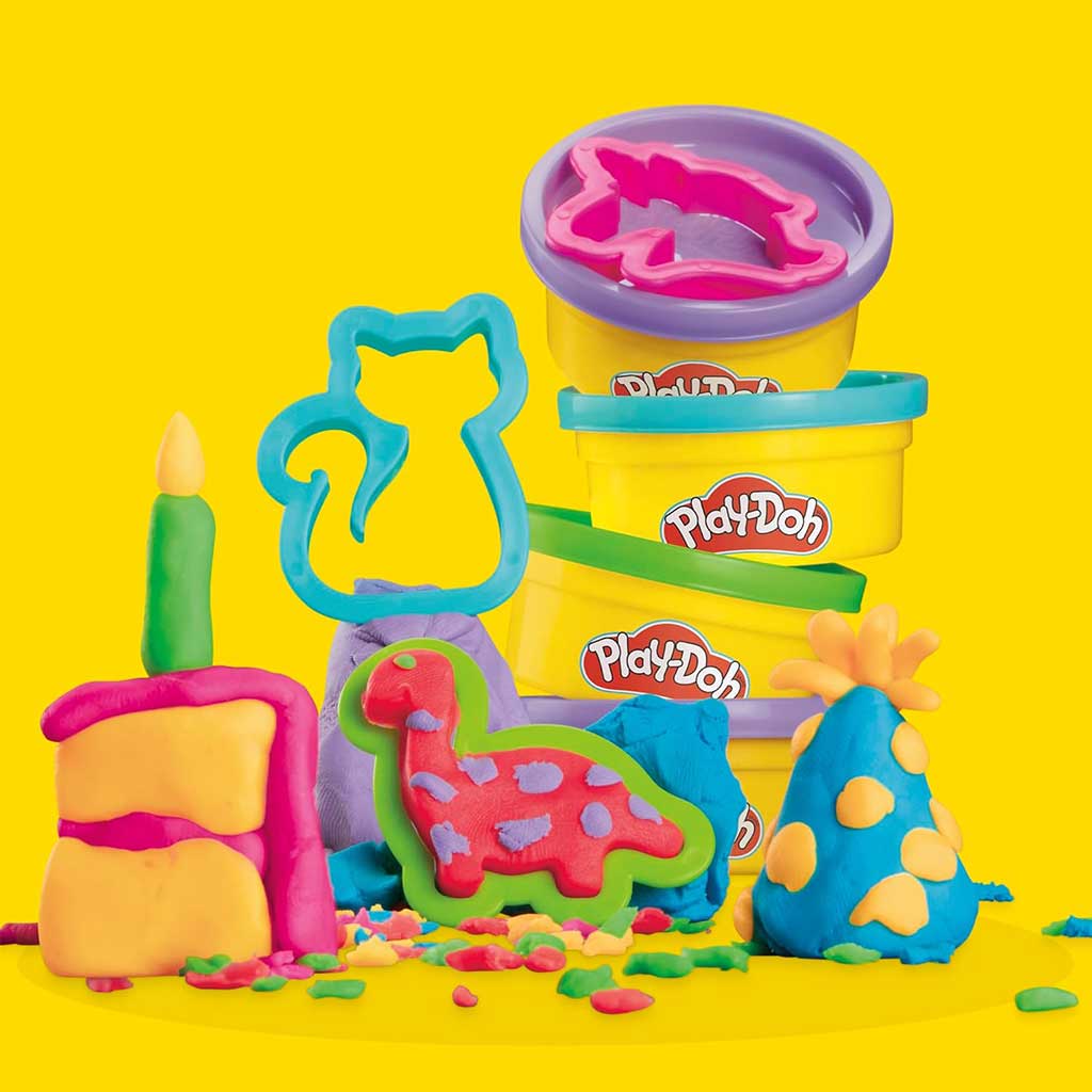 Play-Doh: Пакет за парти игра 24бр с пластилин и аксесоари - Hasbro изображение 3