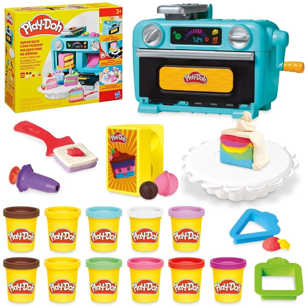Play-Doh: Прекрасен комплект за моделиране на парче торта 624гр - Hasbro изображение 2