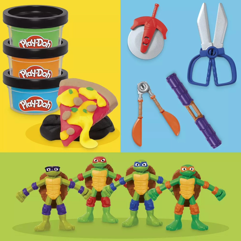 Play-Doh: Тийн нинджа костенурки cowabunga creations комплект за игра - Hasbro изображение 2