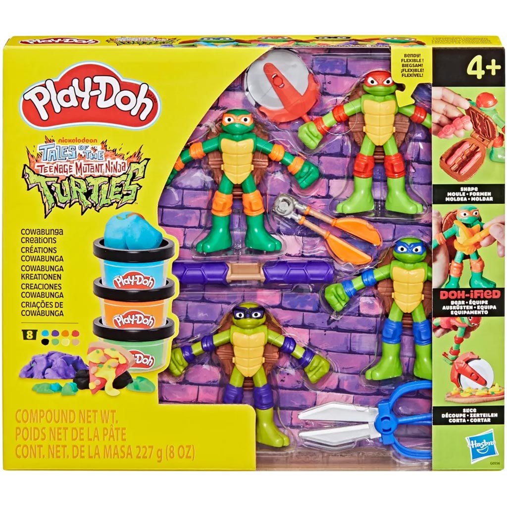 Play-Doh: Тийн нинджа костенурки cowabunga creations комплект за игра - Hasbro изображение 1
