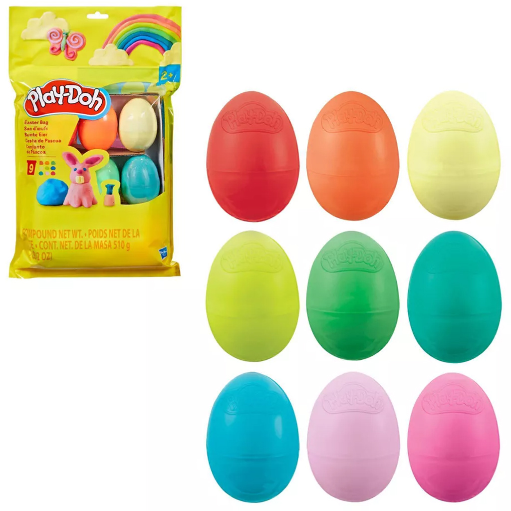 Play-Doh: Великденски комплект за моделиране с 9 цветни яйца - Hasbro изображение 1