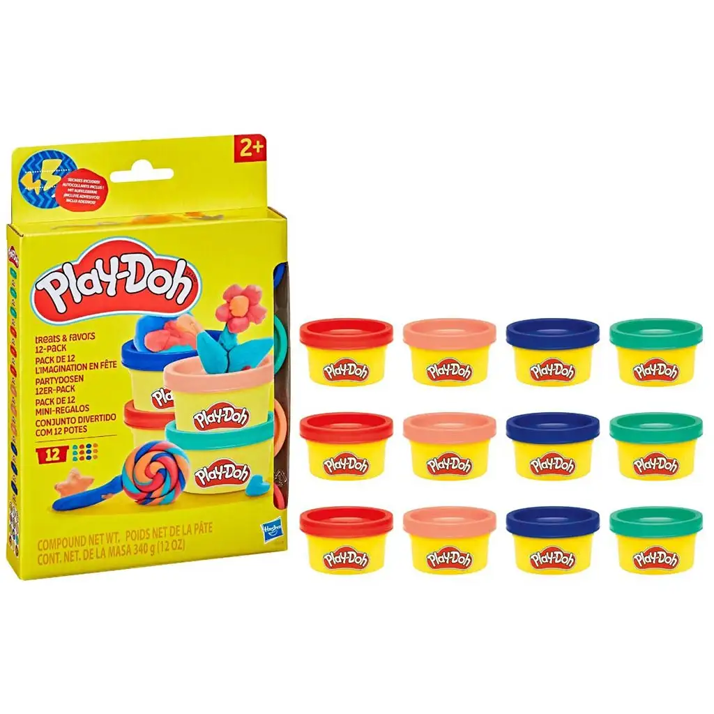 Play-Doh: Вкусотии и услуги комплект за игра 12бр с пластилин - Hasbro изображение 2