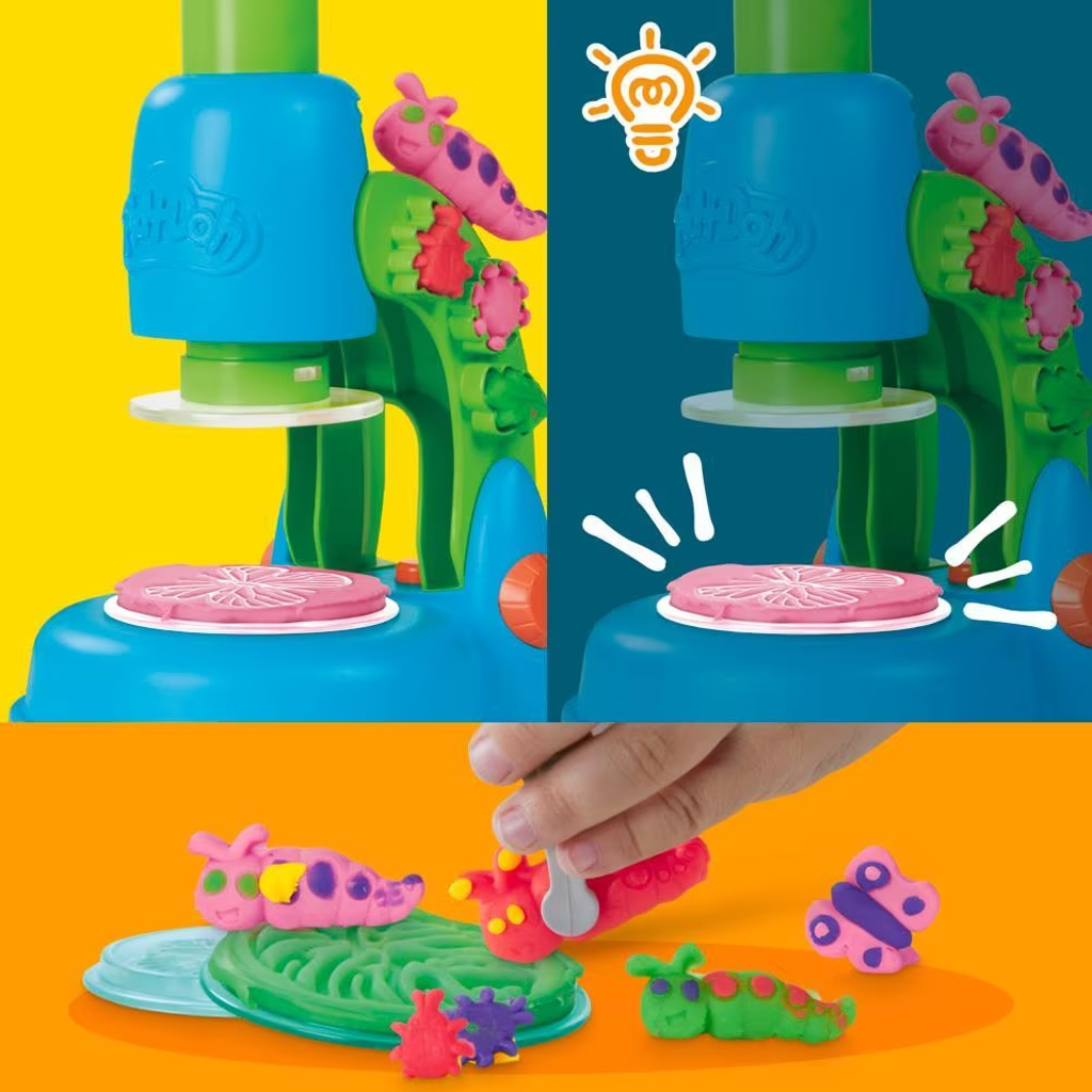 Play-Doh: Wonder Glow микроскопичен модел на глина с светещи елементи – Hasbro изображение 2