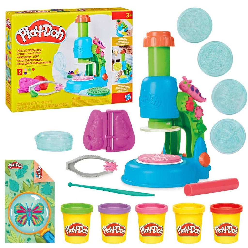 Play-Doh: Wonder Glow микроскопичен модел на глина с светещи елементи – Hasbro изображение 3